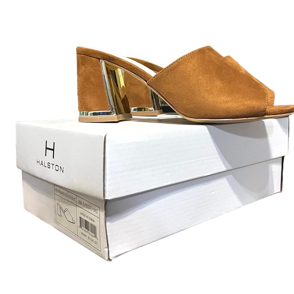 H by Halston Spain Chunky Block Heel open toe dress sandals - Picture 3 of 8